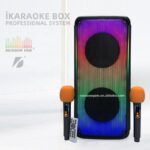 Bts-1908 Bt Wireless Portable Speaker Big Dual 8 Inch with Wireless Rechargeable Microphone Karaoke Usb Tf Tws Mp3 Music Player - Image 2