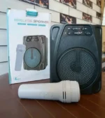 GTS 2118 Portable Rechargeable Wireless Bluetooth Speaker With Mic, FM Radio USB & SD Card Supported Super Loud Stereo Sound BT Speaker |