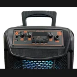 KTS 1743 Speaker Dual 8*8 Portable speaker wire Bluetooth Speaker with Mike - Image 3