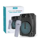 GTS 2118 Portable Rechargeable Wireless Bluetooth Speaker With Mic, FM Radio USB & SD Card Supported Super Loud Stereo Sound BT Speaker | - Image 2