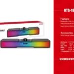 KTS-1968 Bluetooth, AUX, USB, SD Card & FM Radio Supported Stylish RGB Lighting Effects Smart Wireless Speaker Soundbar Mini Theater Support Android TV