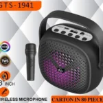 GTS-1941/2333 Bluetooh Speaker with Wireless Microphone FM Radio Super Sound USB / Card Supported Premium Quality