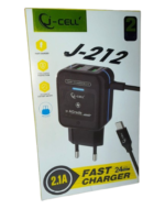 [J-CELL J-212] 2.1A DUAL PORT FAST CHARGING ADAPTER - Image 2