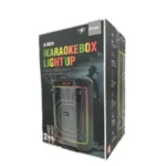 Brodu BTS 2105 Wireless Speaker - 8" Bluetooth Karaoke Speaker with Dual Wireless Mics & RGB Lights