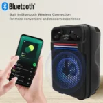 GTS-2309 Wireless Bluetooth Speaker-Bluetooth, USB, microSD, and AUX inputs,FM radio,LED torch light