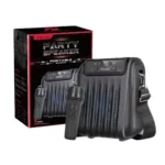 KBroad KTS-1916 Portable Bluetooth Wireless Speaker With Wireless Mic | Rechargeable Big Sound System With Deep Bass & LED Lights | USB, TF Card, AUX, and FM Support | Ideal For Karaoke, Party & Outdoor Fun