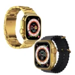 C9 Ultra Max Gold Edition Smartwatch – 2.1" Color Display, Bluetooth Calling, Wireless Charging, Dual Straps (Gold & Black), Waterproof, Hryfine App Compatible - Image 5
