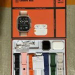Crown M30 Luxury Smart Watch - 10 in 1 Mega Combo - With Pro Airpods
